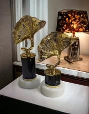 2 li cam gold ayak mantar obje siyah