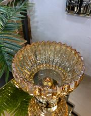 ayaklı yuvarlak derin kase gold 2