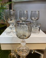 kahve yanı bardak set 150 cc füme