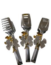 kelebek taşlı 3 lü maşa seti 