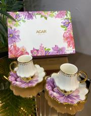 2 li sofiya duo fincan takımı mor  2