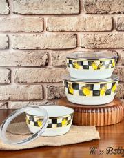 linda 3 lü saklama kabı  2