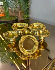 gülhane lokumluk 6 lı set gold