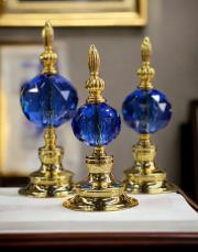 3 lü  kristal alem seti mavi