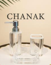 3 parça akrilik sıvı sabunluk seti beyaz