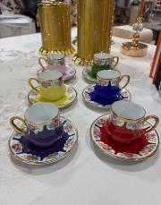 osmanlı serisi el boyaması fincan takımı 