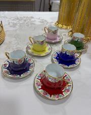 osmanlı serisi el boyaması fincan takımı  2