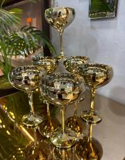 titanyum kaplama dondurmalık seti gold