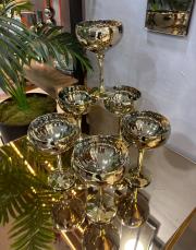 titanyum kaplama dondurmalık seti gold 2