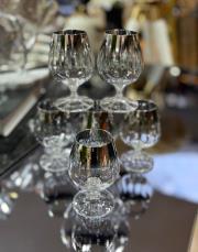 titanyum  kahve yanı su bardağı seti 180 cc gümüş