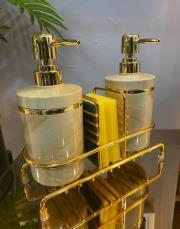 mutfak sıvı sabunluk seti taş 2