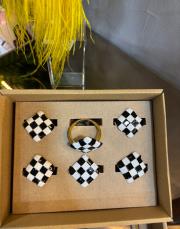 mineli  dama peçete yüzügü 