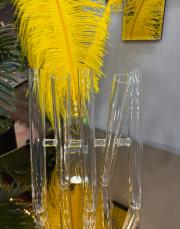 üfleme cam x vazo 5 kollu 