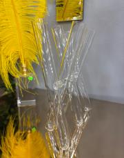 üfleme cam x vazo 5 kollu  2