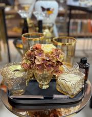 4 parça tabaklı koku seti 