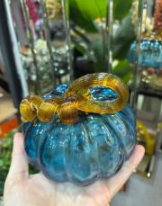 dekoratif  cam kabak mavi