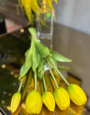 ıslak orjinal  5 dal lale sarı