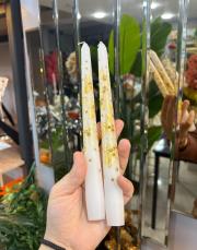 el yapımı 2 li mum altın