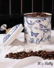 emaye 2 li kavanoz seti blue life mavi 2