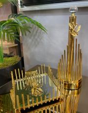 2 li rulo ve peçetelik set altın