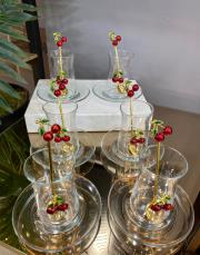 kiraz çay seti 18 parça  2