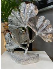 yaprak dekor gümüş