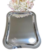 dikdörtgen oval tepsi gümüş